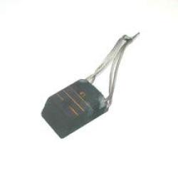 BALDOR RELIANCE 419904-1AP Motor Brush, 1-1/4 INCH Height, 3/8 INCH Thick, Carbon, 1 INCH Width