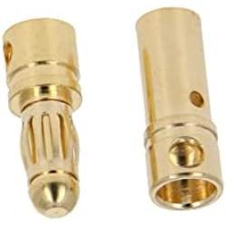 Heyiarbeit 6 Pairs Male Female 3.5mm Bullet Connector Gold Plated Banana Plug Connector Adapter for RC Lipo Battery ESC Motors