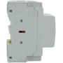 Shopcorp 50 Amp 4 Pole Normally Open IEC 400V Contactor (Silent Operation) – 110/120VAC Coil, Motor Load 40A and Lighting Load 63A with Mounting Base for DIN Rail