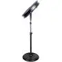 Comfort Zone CZHVP20S 20-Inch 3-Speed Slim-Profile High-Velocity Industrial Pedestal Fan with Aluminum Blades and Adjustable Tilt , Black