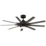 Fanimation MAD8152DZW Indoor/Outdoor Custom Ceiling Fan Motor-Dark Bronze, with LED, Light Kit