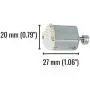 Barnabas Robotics Mini Vibrating Vibration Motor 1.5V-3V DC for Science Classroom Toy | 130 Hobby Size | Pack of 10 Barnabas Robotics Mini Vibrating Vibration Motor 1.5V-3V DC for Science Classroom Toy | 130 Hobby Size | Pack of 10