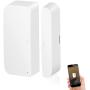 WiFi Door Sensor Smart Window Sensors White No Hub Required Wireless Design Instant Alerts Requires 2.4 GHz Wi-Fi Compatible with Alexa Google Assistant Home Security