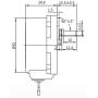 Stepper motor 12-24 VDC step angle 15° Unipolarity 2-2 phase (42BYJ46-32)