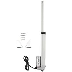 NATGAI DC12V 8inch Stroke Linear Actuator with Mounting Bracket 900N(225lbs) Maximum Lift 10mm/s for Recliner TV Table Lift Massage Bed Electric Sofa Linear Actuator