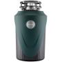HISSUN Garbage Disposal with Power Cord,1 HP Continuous Feed Kitchen Waste Disposer,Household Food Waste Disposer with Super Quiet Motor & Dishwasher Connection,Green