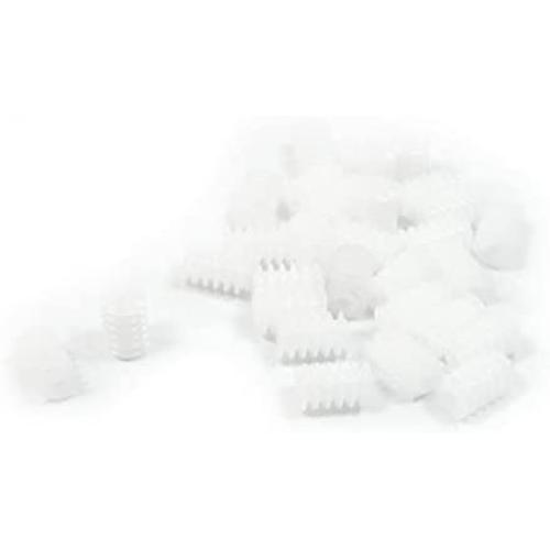 sourcing map 2mm x 6mm x 9.5mm Plastic Worm Gear for DIY Motor Reduction Box 30 Pack
