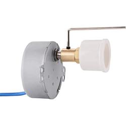 Synchronous Synchron Motor Turntable Motor Electric Motor for Cup Turner,Cuptisserie,Tumbler Cup Rotator with 7mm Flexible Coupling Connector and Power Cord,50/60Hz AC100~127V 4W CCW/CW (5-6R)