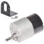 DC Brushless Gear Motor Dia 37mm 12V 35RPM with Installing Bracket