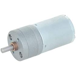 Heyiarbeit DC 24V 10RPM Gear Motor High Torque Electric Micro Speed Reduction Geared Motor Eccentric Output Shaft Gearbox Motor