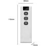 12V DC Motor Drive Forwards and Reverse Controller Module Switch, DC 3V~18V 433Mhz RF Wireless Remote Electric Push Rod Motor Controller for Rolling Door, Electric Curtains/Locks, Water Pump