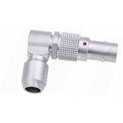 HangTon Connect FSG.0B 2 Pin Right Angle Power Connector,Rotated Adjustable Circular Male Cable Plug for ARRI Alexa/ZCAM E2-S6 F6 Camera