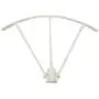 Upgraded Spare Parts Replacement for Syma X5UW X5UC RC Quadcopter Helicopter Copter Toy Motor Three-Blade 3 Blades Propellers Propeller Protectors Blades Frame Landing Skid Included Screws Set (White)