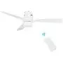 SMAAIR 52 Inch Smart Ceiling Fan with Lights and 10-speed DC Motor, Works with Remote Control/Alexa/Google Home/Siri Shortcut, Dimmable LED Light (White)