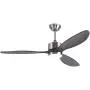 Ventilateur de plafond 52 pouces Moteur DC Gris Foncé Bois Massif avec Lumière et Télécommande, Éclairage Dimmable & 3 Pales pour Salon, Salle à Manger, Chambre – Moderne Ventilateur de plafond 52 pouces Moteur DC Gris Foncé Bois Massif avec Lumière et Télécommande, Éclairage Dimmable & 3 Pales pour Salon, Salle à Manger, Chambre – Moderne
