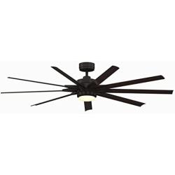 Fanimation MAD8152DZW Indoor/Outdoor Custom Ceiling Fan Motor-Dark Bronze, with LED, Light Kit