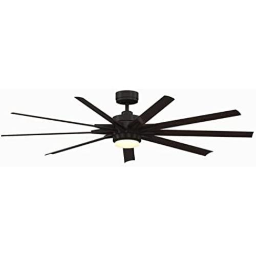 Fanimation MAD8152DZW Indoor/Outdoor Custom Ceiling Fan Motor-Dark Bronze, with LED, Light Kit