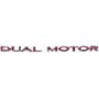 Custom Cut Graphics Dual Motor Badge Wrap for Tesla Model 3/S/X/Y, 2-pc Set (Gloss Red)