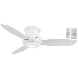 Minka-Aire F518L-WH, Concept II LED White Flush Mount 44