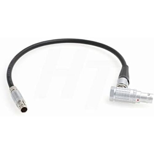 HangTon Right Angle 10 Pin to RS 3 Pin Power and Start Stop Cable for Preston MDR3 MDR4 Motor to Sony Alexa Amira Camera (R10-RS+Pwr) 30cm