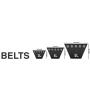 Terre Products - V-Groove/V-Belt Drive Pulley, 3.5 Outside Diameter, 1/2