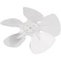 sourcing map DC AC Motor Aluminium Cooling Fan 5 Vanes Silver Tone 167mm Diameter
