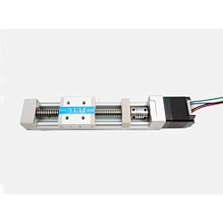 FUYU FSK30J Mini Linear Rail Linear Guide Ball Screw Linear Actuator Slide Table Linear System CNC Stage Motorized Nema 11 Stepper Motor for DIY Small Sliders 150mm Stroke