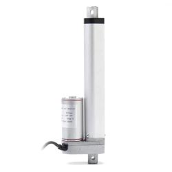 EElabper 750N Electric Linear Actuator 10mm/s 12V Stroke 250mm Motor Linear Motion Controller with Limit Switch
