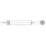 BLDC drum motor 24 V 4 pole 3 phase (5000 RPM 0.06 N.m)