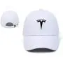 AutoSale Hats Embroidered Adjustable Baseball Caps Racing Motor Hat White-Black