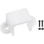 MECCANIXITY Motor Mounting Bracket Motor Base 11.5mm White with Screws Nuts for N20 Micro Gear Motor