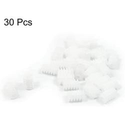 sourcing map 2mm x 6mm x 9.5mm Plastic Worm Gear for DIY Motor Reduction Box 30 Pack