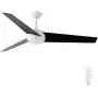 Homeybuff Ceiling Fan with Lights Remote Control, 60-Inch, DC Motor,6 Speed, Frosted Glass (3 Blades), Dimmable LED Light