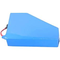 Wnicek 72V 20AH 30AH 40Ah E-Bike Battery Li-ion Triangle Battery Pack with Fast Charger and Triangle Bag for Electric Motorcycle/Electric Bike 500W-2800W Motor Lithium Battery