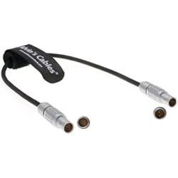 Flexible Power Cable for Nucleus M Motor from Letus Helix Jr. Gimbal Straight Nucleus M 7-Pin Male to 2-Pin Male Braided Wire 30cm Alvin’s Cables