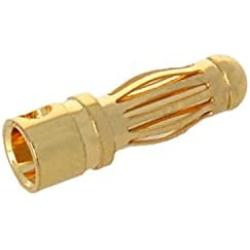 Heyiarbeit 10pcs Male 4mm Bullet Connector Gold Plated Banana Plug Connector Adapter for RC Lipo Battery ESC Motors