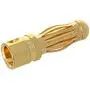 Heyiarbeit 10pcs Male 4mm Bullet Connector Gold Plated Banana Plug Connector Adapter for RC Lipo Battery ESC Motors