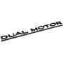 Compatible with Tesla Dual Motor Sticker 3D Car Rear Trunk Emblem Sticker for Tesla Accessories (Dual Motor)