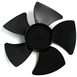 W10156818 Refrigerator Condenser Fan Blades Compatible with Kenmore Admiral Whirlpool Jane-Air Amana Refrigerator Filter Motor Replaces AP4323896 12825802 12825802SP 1454592 61006191 Black New