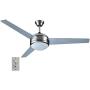 Design House 157339 Treviento 52 in. Indoor Ceiling Fan with Light, LED, Satin Nickel
