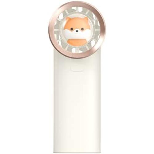AIMHON Handheld Mini Fan, Portable Pocket Fan,3600mAh Battery Operated Rechargeable Personal Fan, 6-15 Hours Working Time for Outdoor Activities, Summer Gift for Men Women (White)