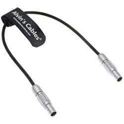 Flexible Power Cable for Nucleus M Motor from Letus Helix Jr. Gimbal Straight Nucleus M 7-Pin Male to 2-Pin Male Braided Wire 30cm Alvin’s Cables
