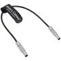 Flexible Power Cable for Nucleus M Motor from Letus Helix Jr. Gimbal Straight Nucleus M 7-Pin Male to 2-Pin Male Braided Wire 30cm Alvin’s Cables