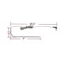 Unifit Meat Probe Replacement Parts for Pit Boss and Traeger Pellet Smokers Grills, Waterproof Temperature Probe Kits (2 PC with Stainless Steel Holder)