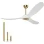Ghicc White Ceiling Fan with Remote Control 50