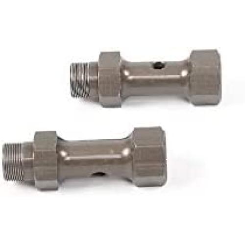 Vehicles-OCS Metal Front Wheel Double axle Adapter for 1/5 HPI Rovan King Motor Occus 5b 5sc 5T RC CAR Gas Parts