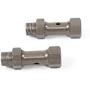 Vehicles-OCS Metal Front Wheel Double axle Adapter for 1/5 HPI Rovan King Motor Occus 5b 5sc 5T RC CAR Gas Parts