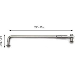 Winibo Outboard Steering Link Lever Stainless Steel Steering Tiller Arm Connecting Rod for Marine Boat