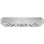 Empava Ducted Under Cabinet Range Hood with Push Button Controls Sealed Aluminum Motor 3 Speeds Fans Baffle Filters and LED Lights in Stainless Steel 500CFM, 30 Inch