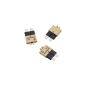 GLOSO E39 (T3) Manual Reset Circuit Breaker Fuse For Car Truck RV Automotive Marine Boat Trolling motor & Custom Wiring Audio battery protection/Low Profile ATC/ATO (5A - 3 Pack)